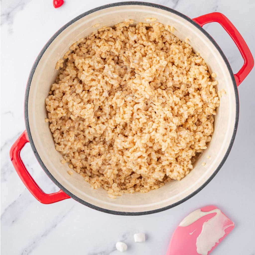 Rice Krispies in a pot. 