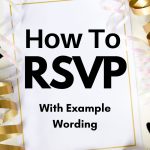 Card with how to RSVP.