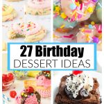 Sugar cookies, donuts, cupcakes, and brownie sundae.