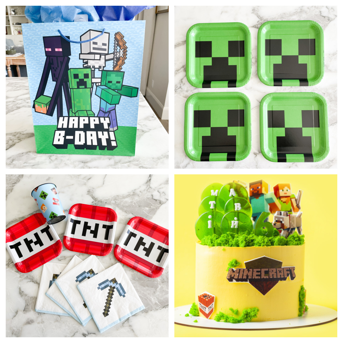 Minecraft Party Favor Bags
