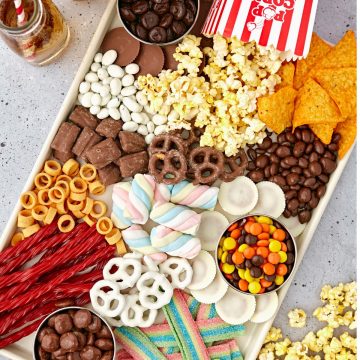 Movie Night Snacks Board - Good Party Ideas