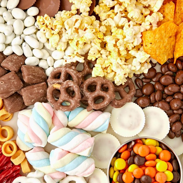 Movie Night Snacks Board - Good Party Ideas