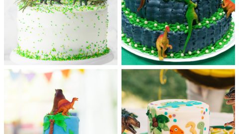 Customized Cake- Cute Dinosaur Cake – Annabella Patisserie Macarons