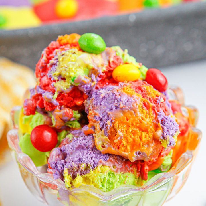 No Churn Skittles Ice Cream Good Party Ideas