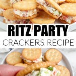 Plate or Ritz party crackers.